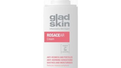 Gladskin ROSACEAR Cream 30 ml, Reduces Redness and Pustules for Rosacea, Hypoallergenic and Dermatologically Tested for Adults